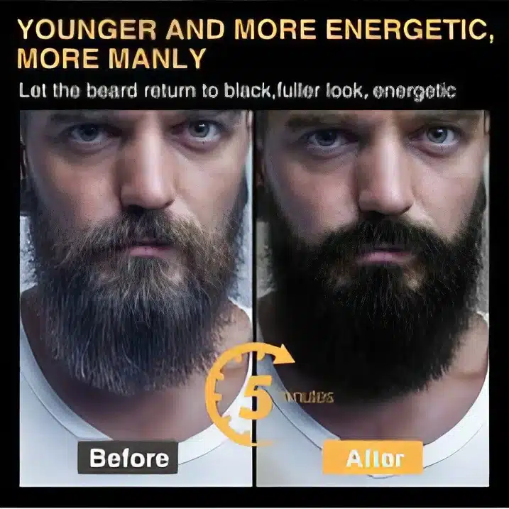 رنگ مو ریش و سبیل Dexe مدل soft black - تصویر 4