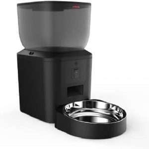 ظرف غذا اتومات سگ و گربه petgravity مدل QQ029 مجهز به دوربین دید در شب و wifi