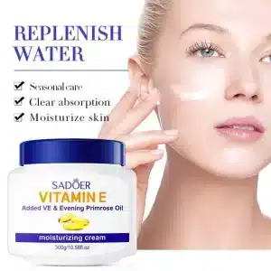 کرم آبرسان دست و صورت سادور ویتامین E وزن 300gr