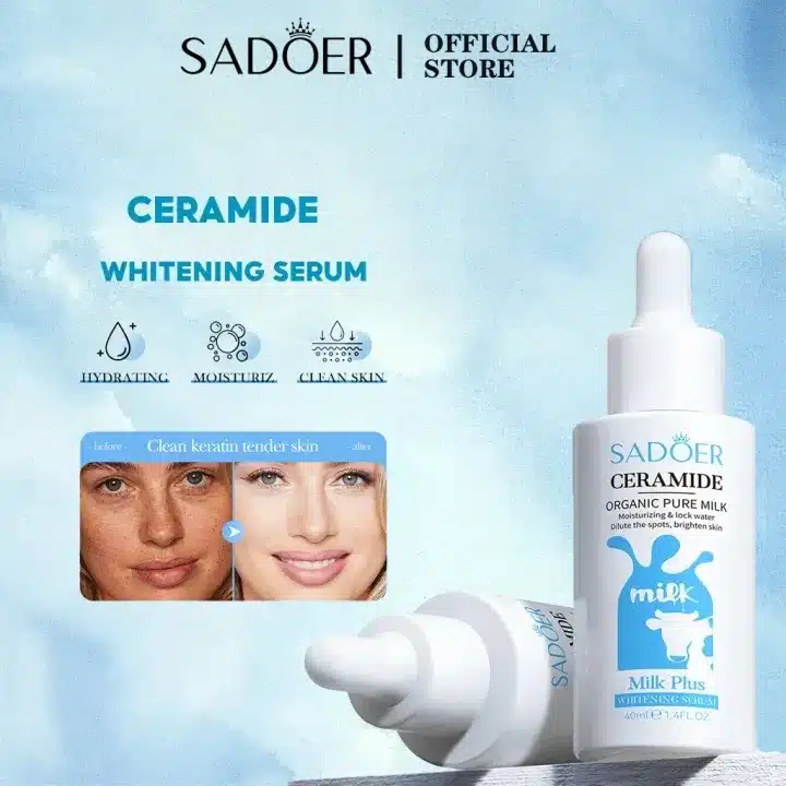 سرم روشن کننده سادور مدل سرامید شیر حجم 40ml - تصویر 3
