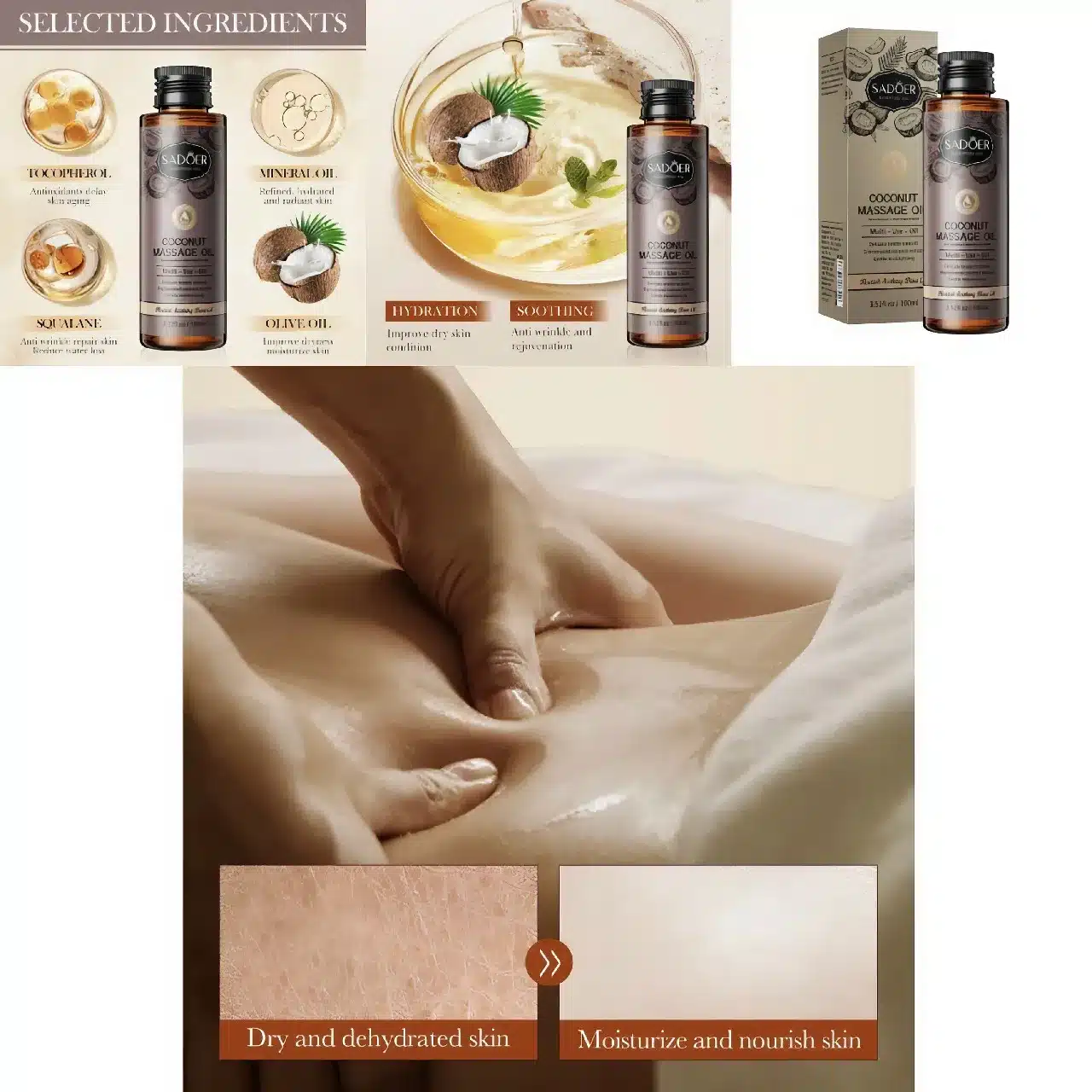 روغن ماساژ سادور100 میلی لیتر - تصویر 3