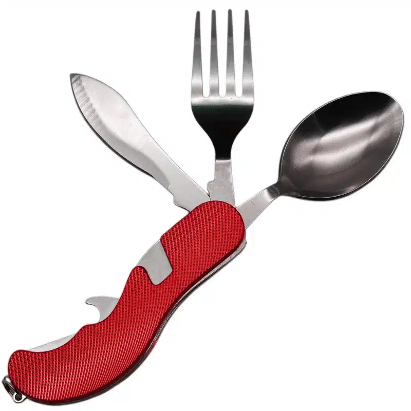 ست قاشق و چنگال چهار کاره مسافرتی مدل 1342/1 - تصویر 2