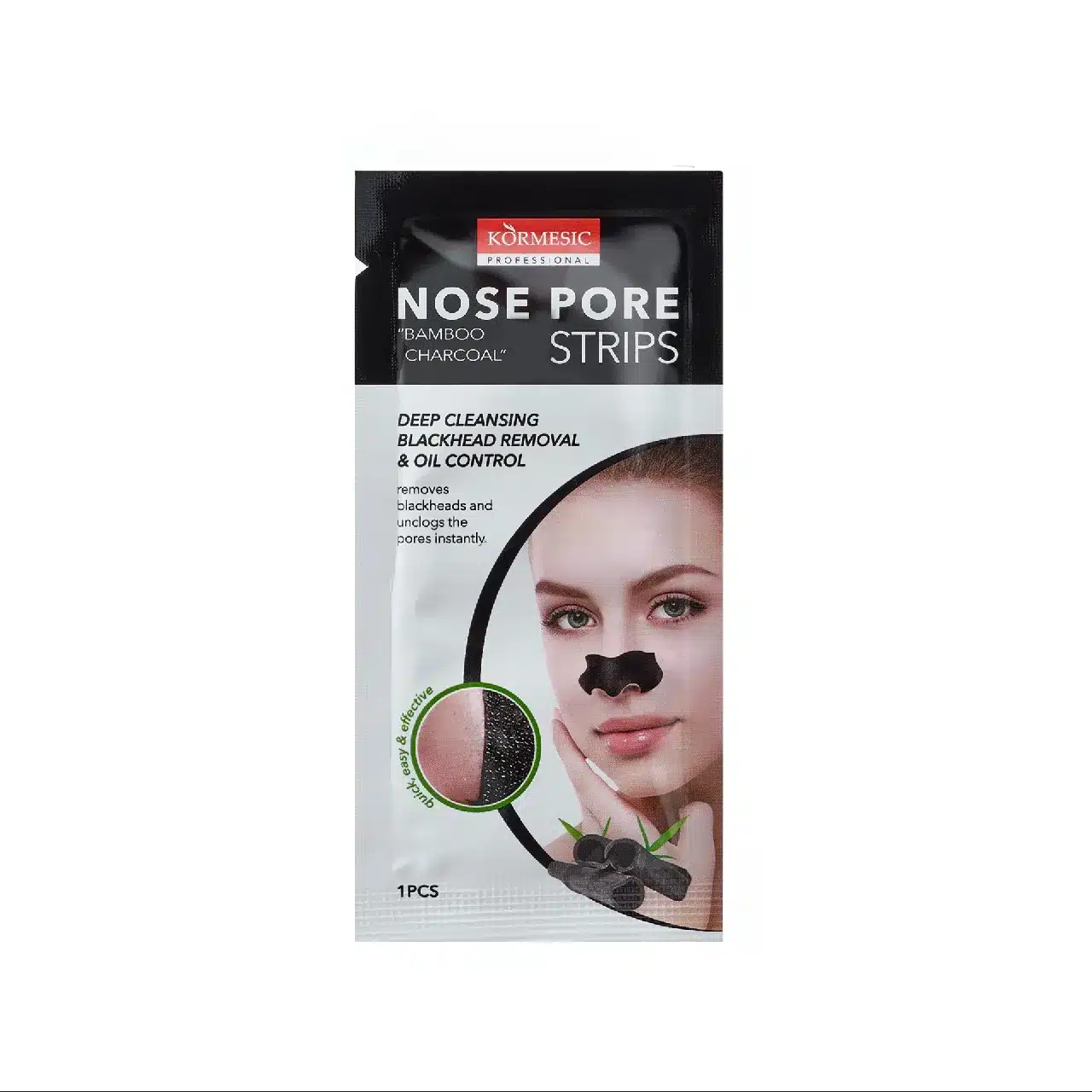 چسب ضد جوش سرسیاه کورمسیک مدل ذغال بامبو پک 10عددی - تصویر 5