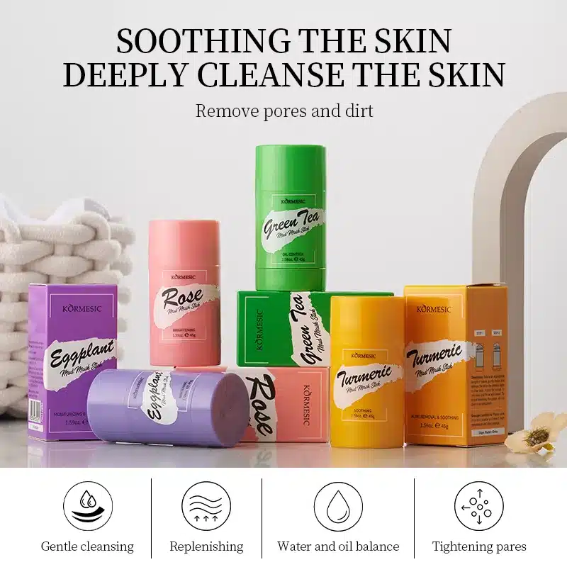 ماسک استیک گچی کورمسیک مدل چای سبز وزن 45 گرم - تصویر 10