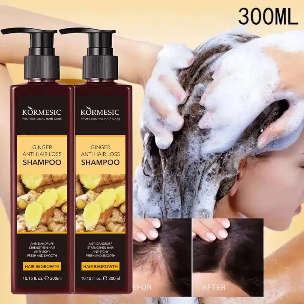 شامپو ضدریزش و تقویتی کورمسیک مدل جینسینگ حجم 300ml - تصویر 8