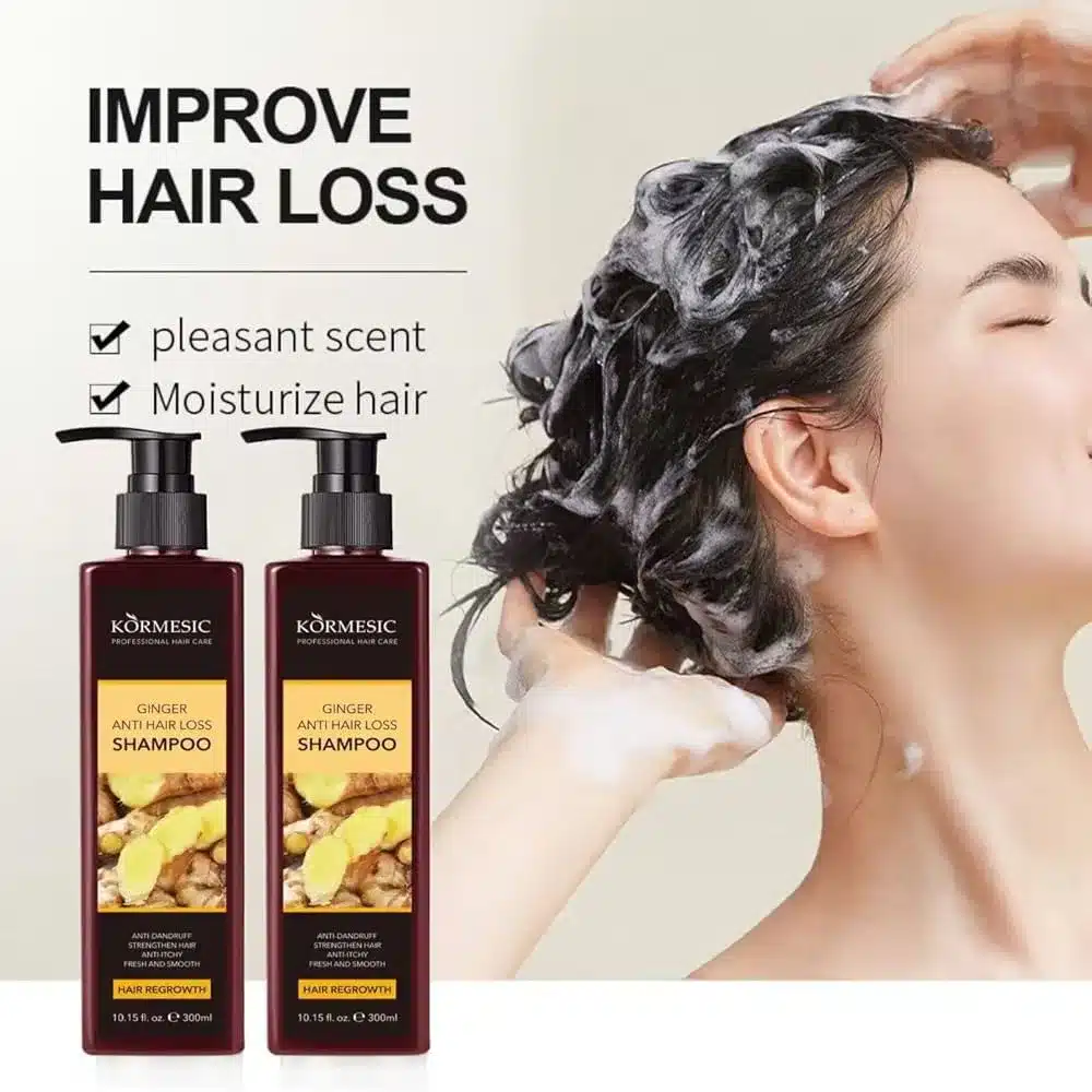 شامپو ضدریزش و تقویتی کورمسیک مدل جینسینگ حجم 300ml - تصویر 5