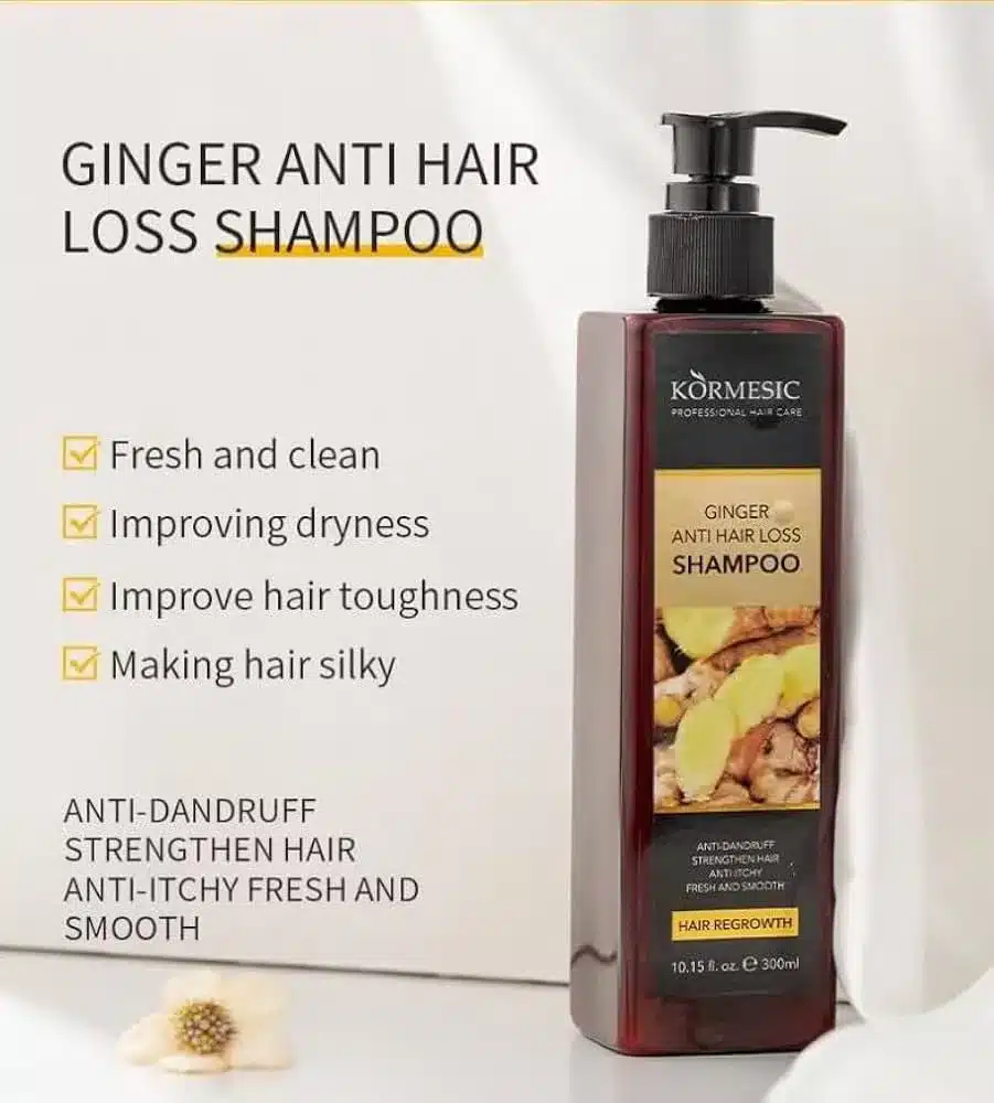 شامپو ضدریزش و تقویتی کورمسیک مدل جینسینگ حجم 300ml - تصویر 3