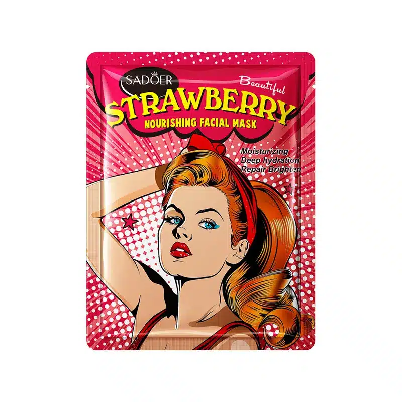 ماسک ورقه ای سادور کمیک مدل توت فرنگی وزن 25gr