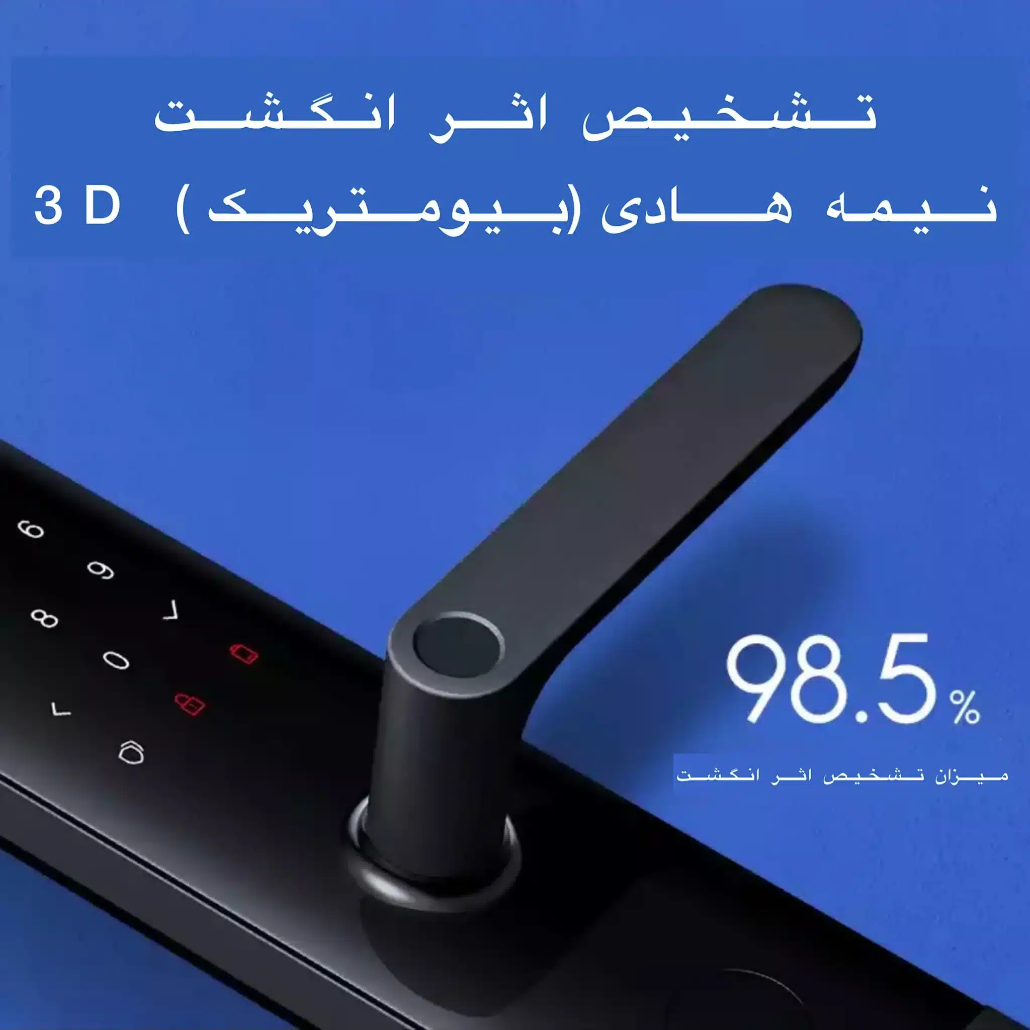 دستگیره هوشمند mijia شیائومی مدل Mi Smart Door Lock E - تصویر 5
