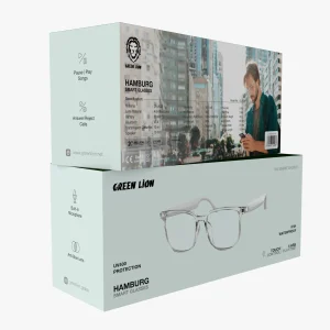 عینک محافظ چشم هوشمند گرین لاین Green Lion Hamburg Smart Glass GNHMBSMTGLSWH