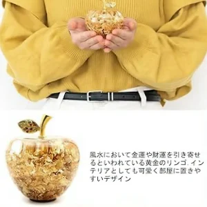 جا قلمی فنگ شویی طرح سیب طلایی