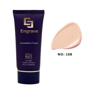 کرم پودر تیوپی اینگریو مدل فاقد چربی شماره ۱۰۸ حجم 40 میلی گرم