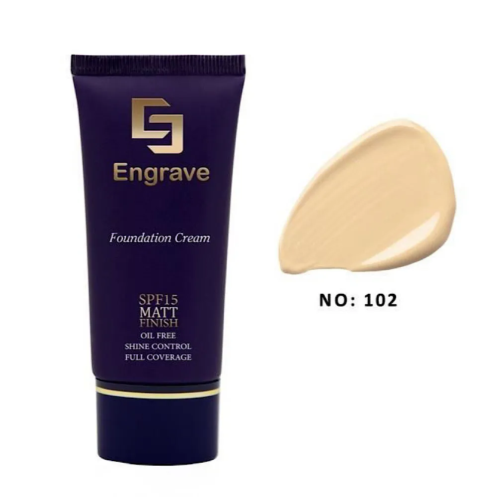 کرم پودر تیوپی اینگریو مدل فاقد چربی شماره 102 حجم 40 میلی گرم