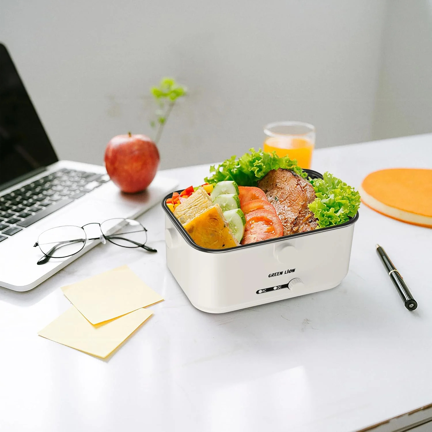 ظرف نگهدارنده و گرم کننده غذا گرین لاین مدل GREEN LiON Lunch Mate - تصویر 10