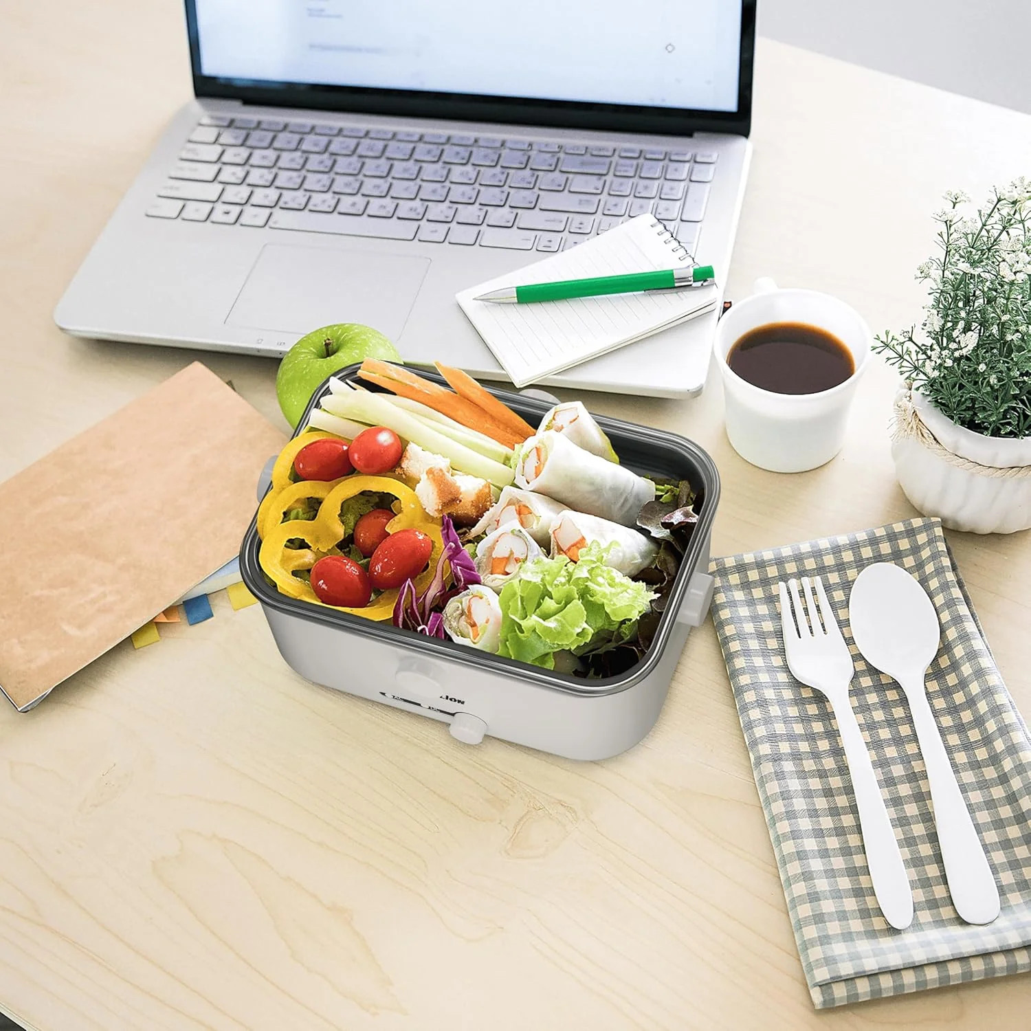 ظرف نگهدارنده و گرم کننده غذا گرین لاین مدل GREEN LiON Lunch Mate - تصویر 9