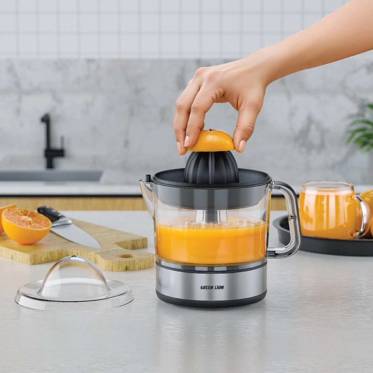 آب مرکبات گیر گرین لاین مدل CITRUS JUICER GL_JU15 - تصویر 5
