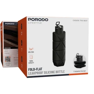 قمقمه ضد نشت و تاشو  پرودو مدل PORODO FOLD-FLATHDK