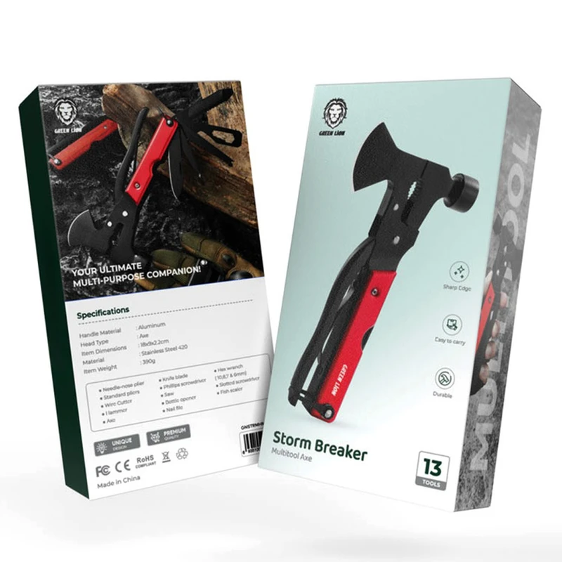 تبر و چکش 13 کاره گرین لاین مدل Storm Breaker Multitool Axe - تصویر 2