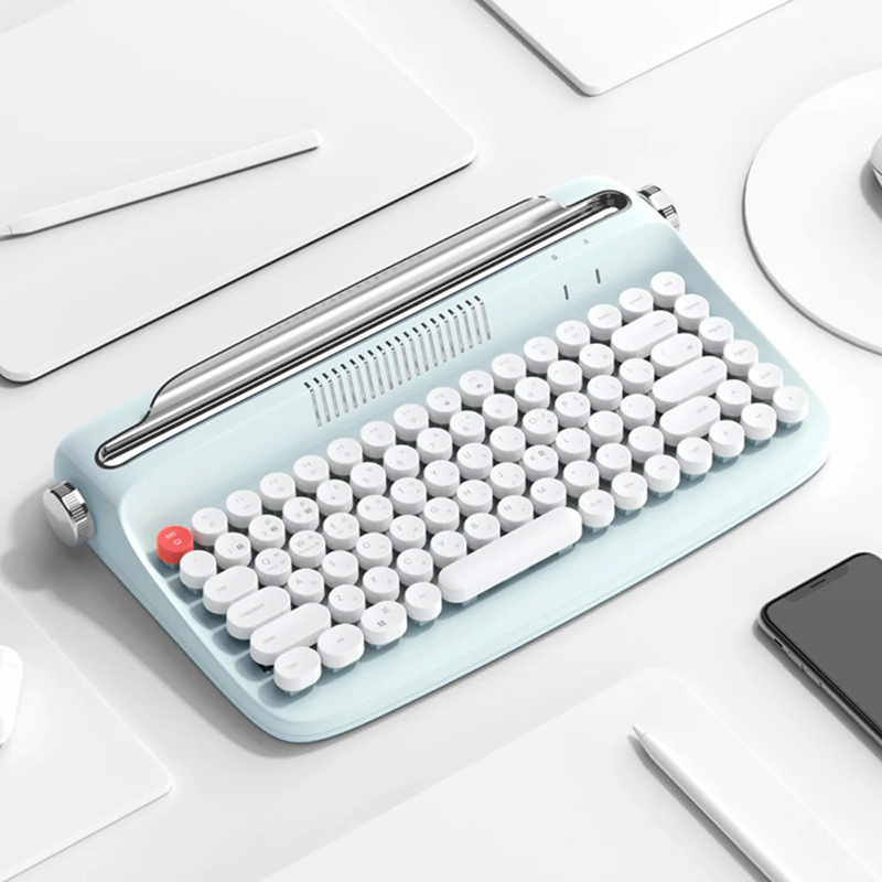 کیبورد بلوتوثی اکتو مدل B303 طرح ماشین تایپ - تصویر 13