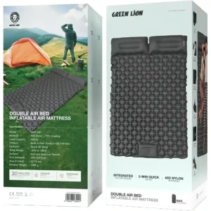 تشک بادی دو نفره گرین لاین مدل Double Air Bed Inflatable Air Mattress