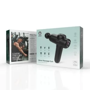 ماساژور برقی گرین لاین سری WAVE MASSAGE GUN مدل GNWVEMASGUNBK