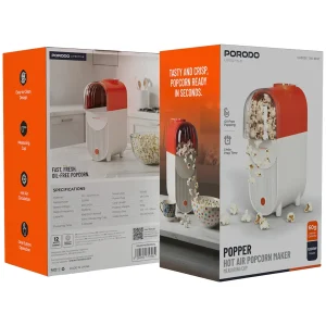پاپ کورن ساز بدون روغن پرودو مدل Popper Hot Air Popcorn Maker