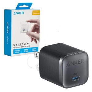 شارژر دیواری انکر 45 واتی فست شارژ سری nano مدل A2692