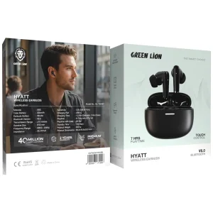 هندزفری بلوتوثی گرین لاین مدل Green Lion Hyatt Wireless Earbuds
