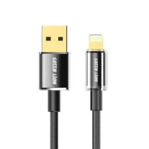 کابل آیفون لایتنینگ گرین لاین مدل GNTPTGHATLBK جریان 3 آمپر 1 متر