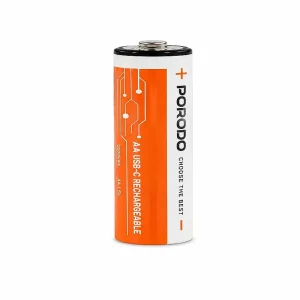 باتری شارژی قلمی AA پرودو مدل Lithium Rechargeable 2500mWh بسته 4 عددی