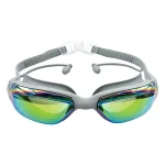 [GNAQUVSNGLGY] Green Lion AquaVision Pro Waterproof Swimming Goggles - Gray