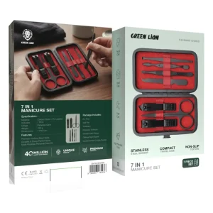 کیت مانیکور 7 کاره گرین لاین Green Lion 7 in 1 Manicure Kit