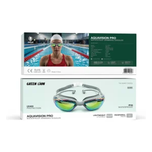 عینک شنا گرین لاین مدل AquaVision Pro ضد بخار و ضد اشعه UV400
