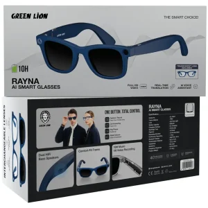 عینک هوشمند دوربیندار گرین لاین مدل Rayna AI Smart Glasses
