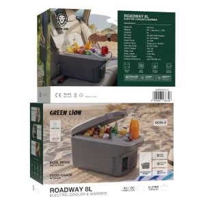 یخچال و گرم‌کن برقی سفری گرین لاین مدل Roadway 8L