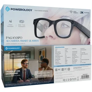 عینک هوشمند دوربین‌دار پاورولوژی مدل  Paganspo AI